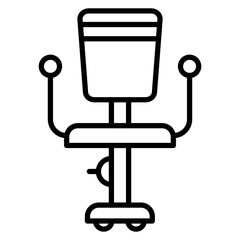 Office Chair Vector Icon