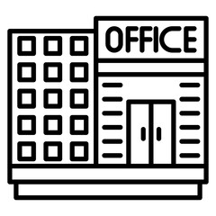 Obraz premium Office Center Vector Icon