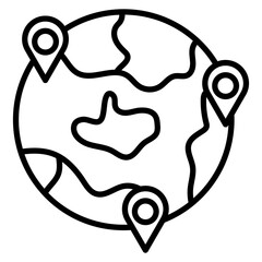 Globe Vector Icon