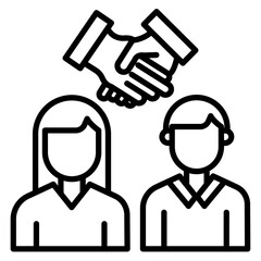 Team Collaboration Vector Icon