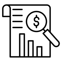 Market Analysis Vector Icon