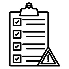 Risk Assessment Vector Icon
