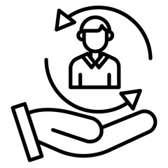 Customer Retention Vector Icon
