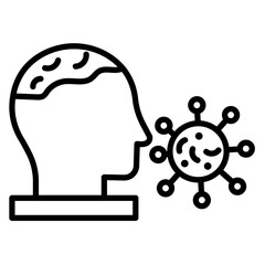 Infectious Mononucleosis Test Vector Icon