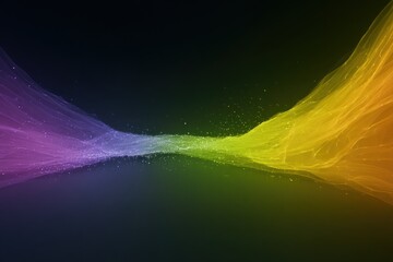 Abstract flowing vibrant colors