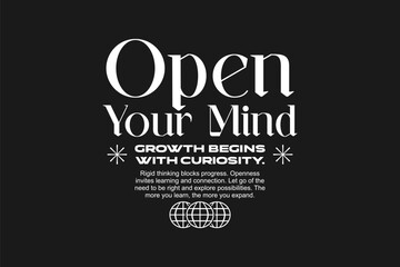 minimal urban quote t-shirt graphics with motivational vibes. Printable posters with inspiring messages. Stylish typographic art for clothing