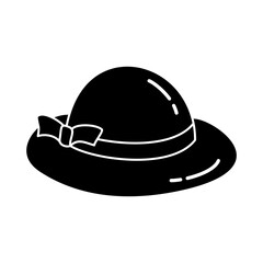 Women Hat Icon Glyph