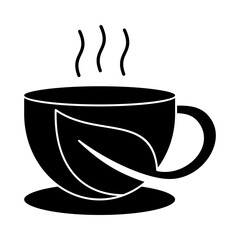 Green Tea Icon Glyph