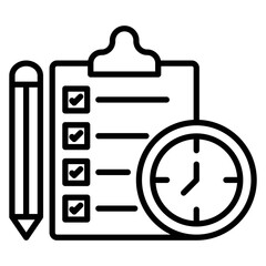 Milestone Review Vector Icon