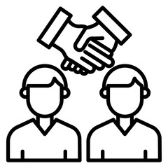 Team Collaboration Vector Icon