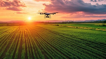 satellite imaging providing farmers with crop health reports, enabling early pest detection and reducing pesticide use through smart farming technologies.