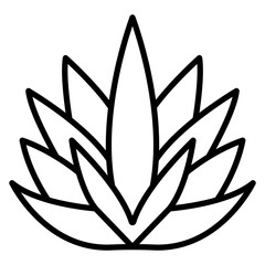 Aloe Vera Vector Icon