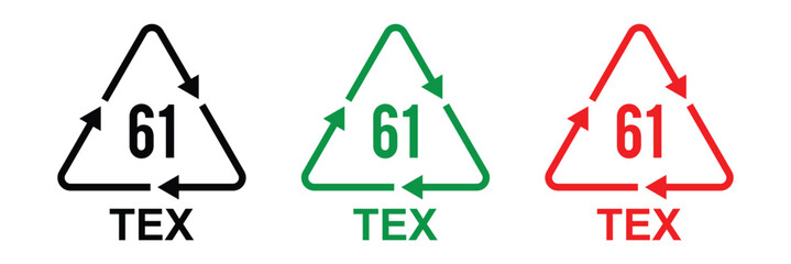 Recycling codes for plastic. Set of plastic recycling codes applied to packaging. Icon of pp, pet, hdpe, code, ldpe and pvc. Triangle logos for safety and ecology. Vector illustration in eps 10.