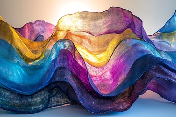 abstract watercolor painting on canvas