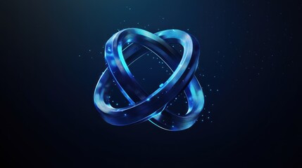 Abstract Intertwined Rings (1)