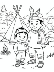 Father and Son in Native American Tradition