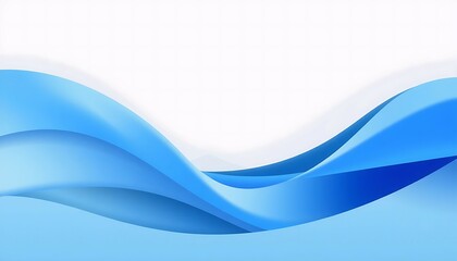 Fototapeta premium Stunning Blue Wave Abstract Background: Perfect for Designs
