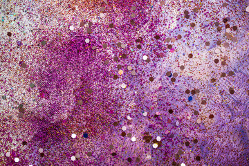 Mixed media abstract painting created using hand-painted strokes and a vibrant, textured pigment...