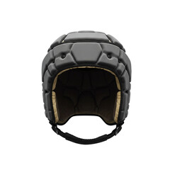Naklejka premium rugby helmet isolated on white background