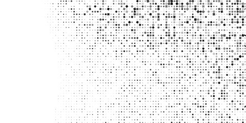 Design halftone gradient texture. Vanishing polka dot background. Repeating dots gradation pattern illustration