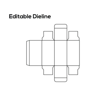 The box dieline,Dieline for packaging industr,declined meaning, declining definition, dieline