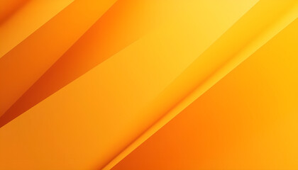 Abstract geometric background with diagonal shadows and gradients in warm orange and yellow tones, smooth texture, minimalistic design, modern style