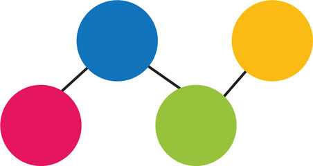 Business Workflow Circle Diagram – Editable Vector in Pastel Tones