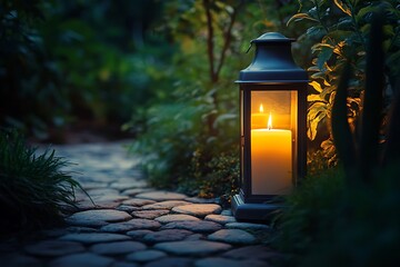 lantern in the park