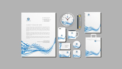 stationary mockup design