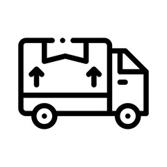 logistics line icon