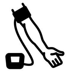 blood pressure Solid icon