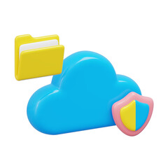 Cloud data protected with folder shield