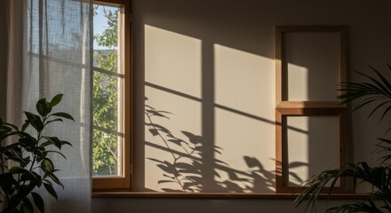 Sunlight and Shadows  Nature’s Welcome Through the Window