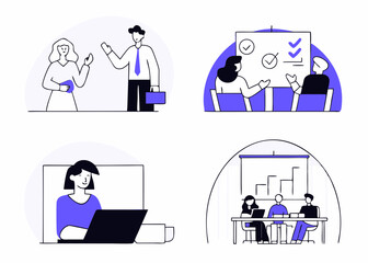 business illustration and benefits in increasing results and charts and graphs