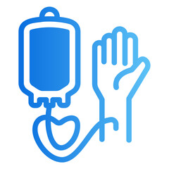 blood donation Gradient icon