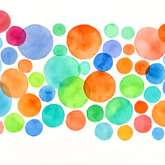 Watercolor circles