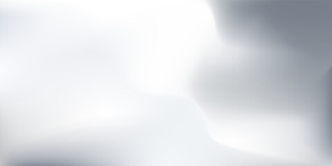 Silver foil background with metal mirror texture. Chrome gradient surface with light gloss simple abstract