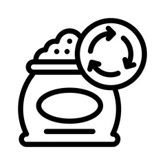 compost line icon