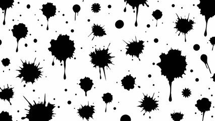 black ink splat