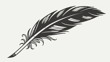 Fototapeta premium feather and ink