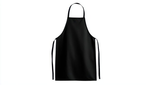 Black apron, simple design