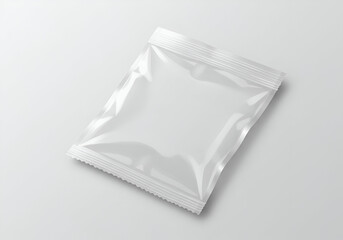 Blank White Plastic Food Packaging Mockup