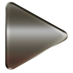 Metal, chrome play button
