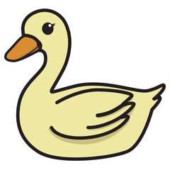 beautilfull swan clipart illustration