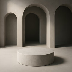 white product podium