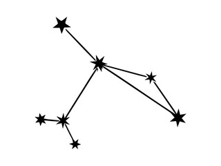 vector illustration of a star constellation © Ninjackz