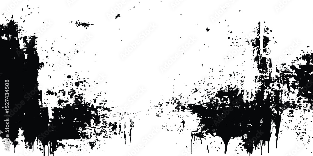 Poster abstract grunge texture background design. black and white grunge seamless texture, vector backgroun