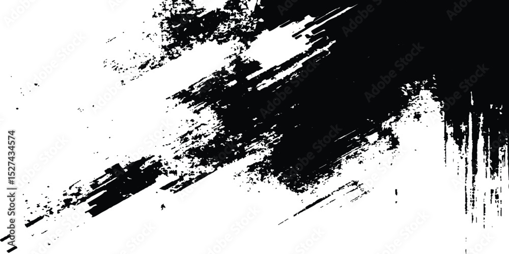 Aufkleber abstract grunge texture background design. vector grunge black and white distressed texture backgrou