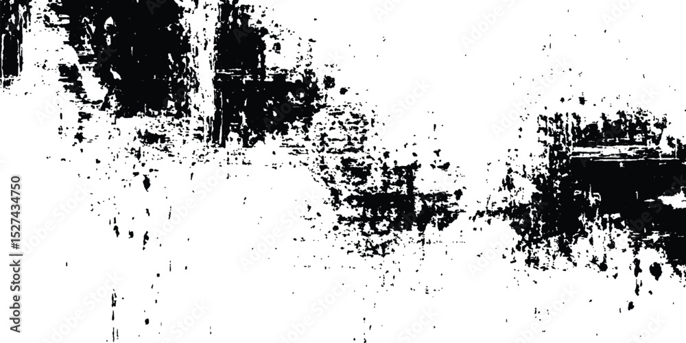 Poster abstract grunge texture background design. vector grunge black and white distressed texture backgrou