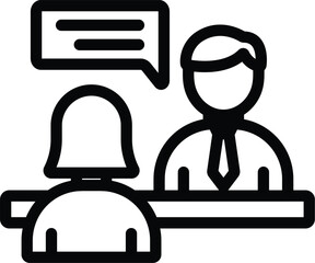 Icon Hiring Vector Design